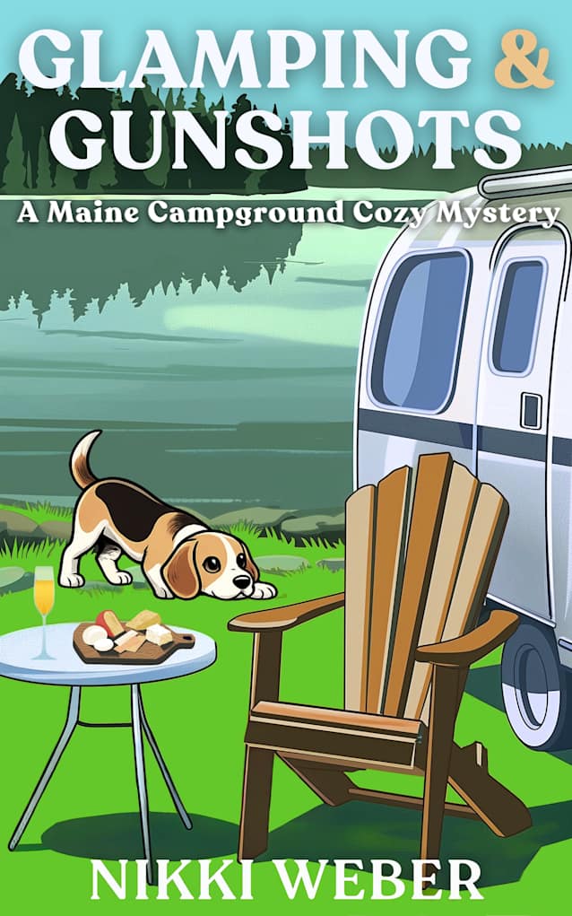 Glamping & Gunshots paperback cover